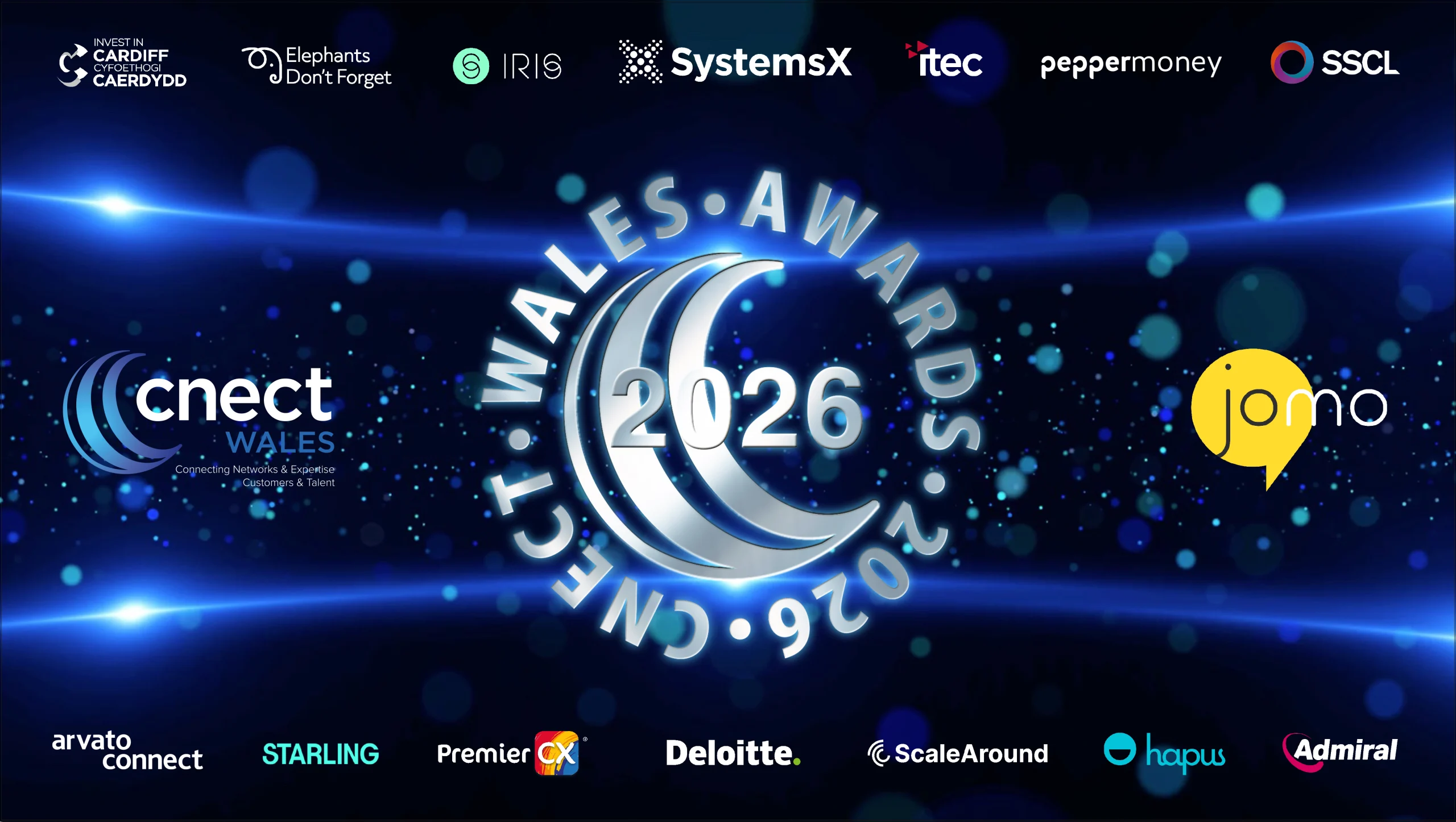 main screen static positional logos Thank you to our 2026 Cnect Wales Award Sponsors